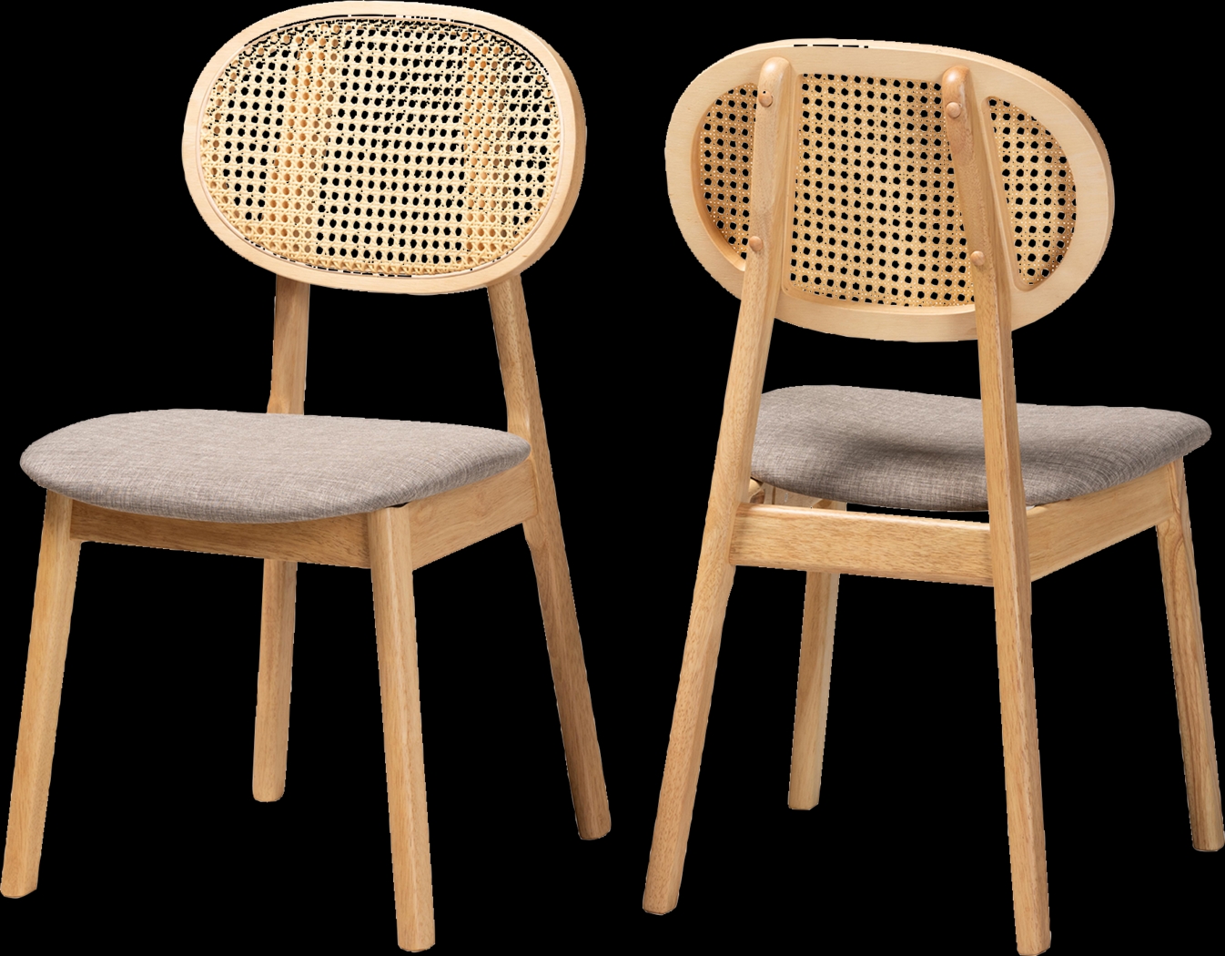 Alonesos Light Brown Side Chair, Set of 2 - Thumbnail - Image 1