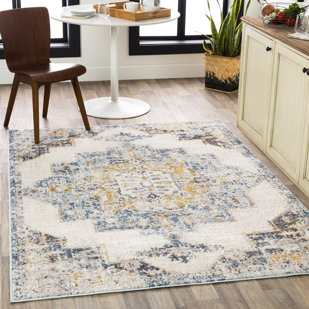 Aloria I Beige 6'7 Square Rug - Thumbnail - Image 2