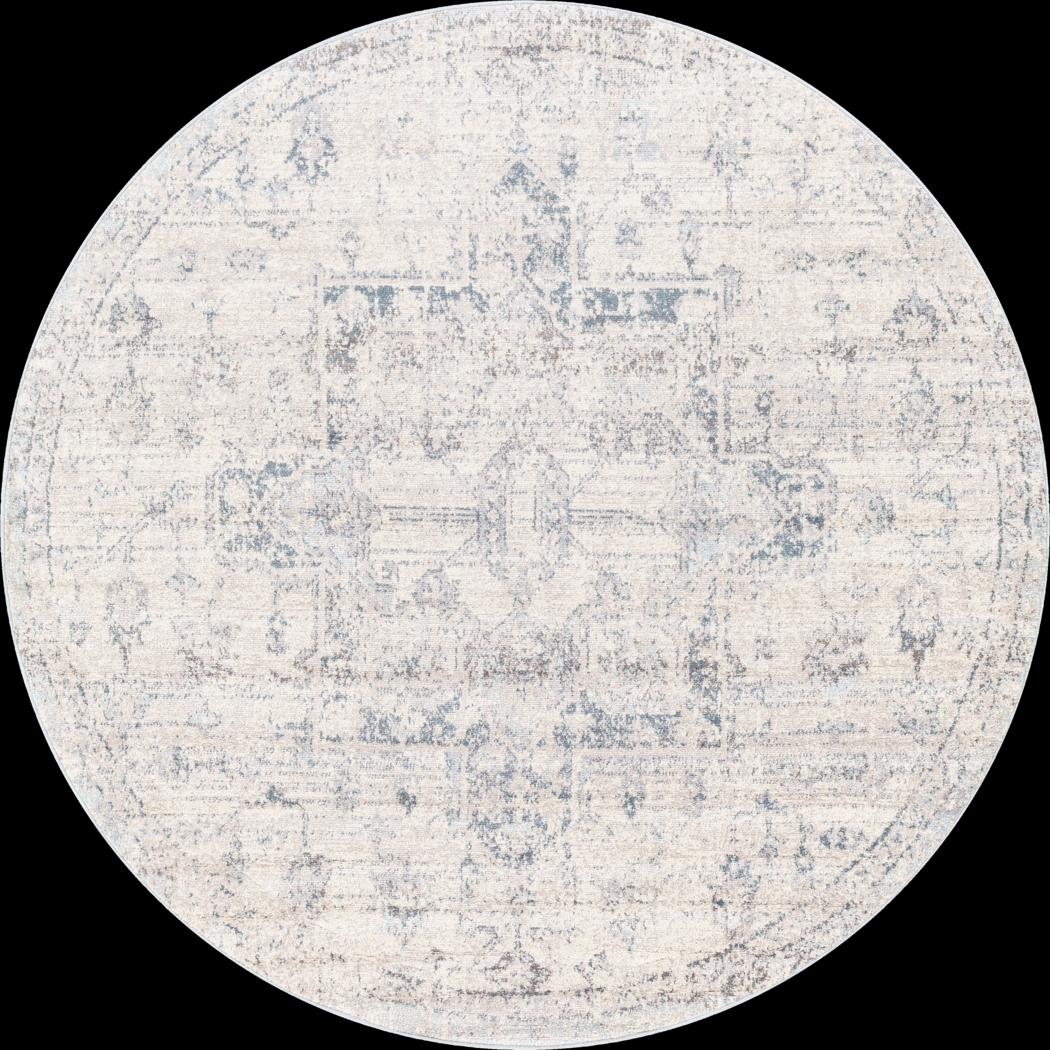 Aloria II Cream 6'7 Round Rug - Thumbnail - Image 1