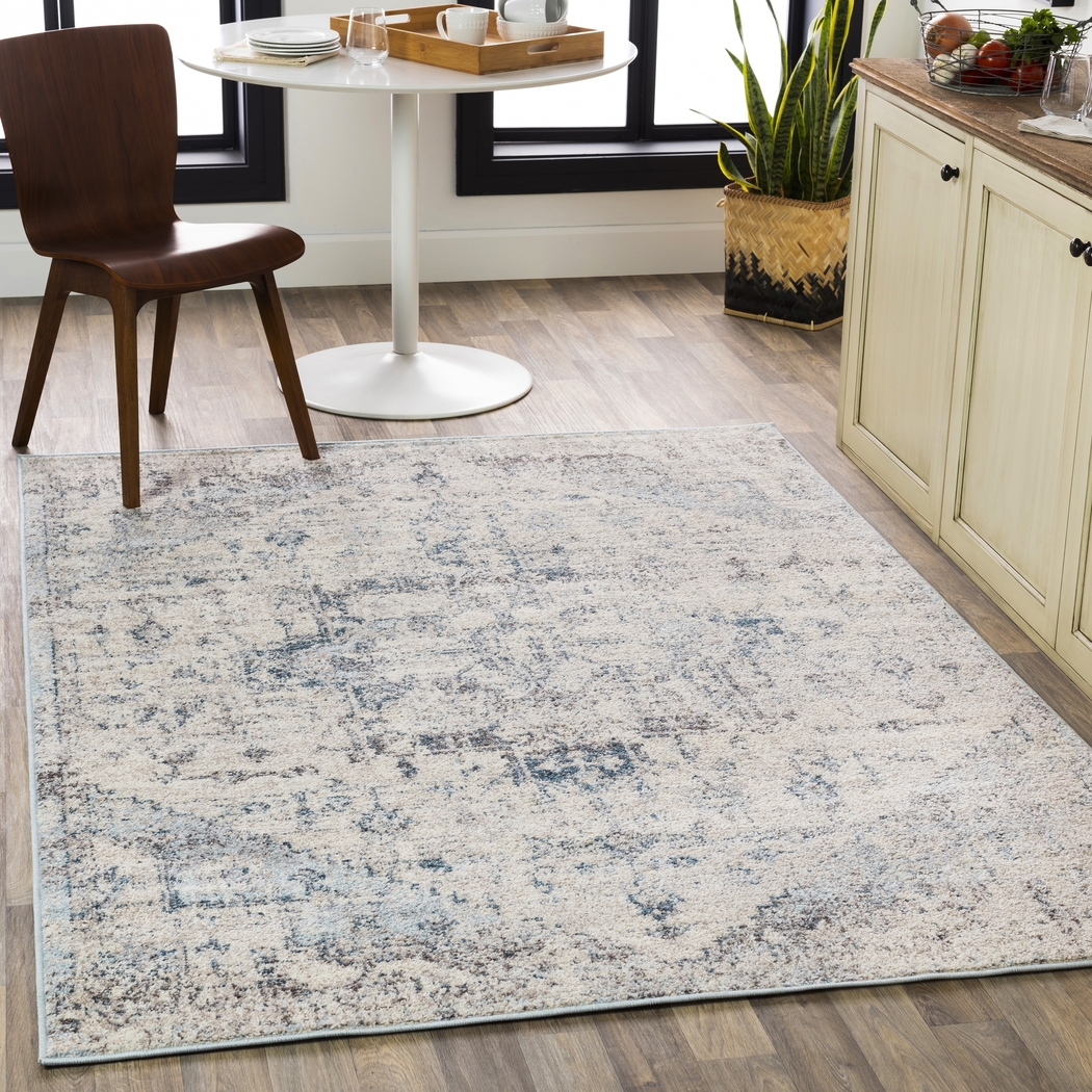 Aloria II Cream 6'7 x 9' Rug - Thumbnail - Image 2