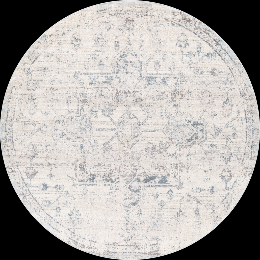 Aloria II Cream 7'10 Round Rug - Thumbnail - Image 1