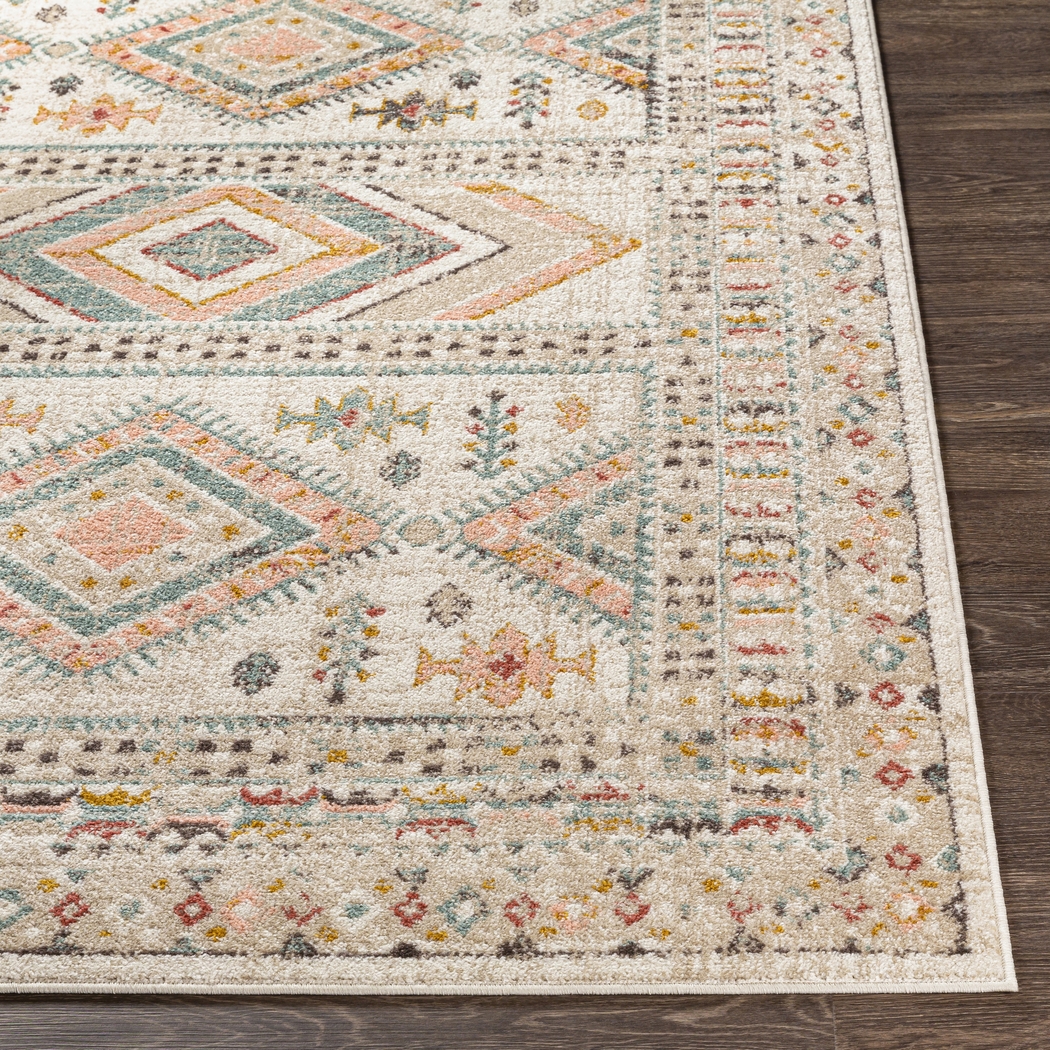 Aloria IV Beige 6'7 Square Rug - Thumbnail - Image 3