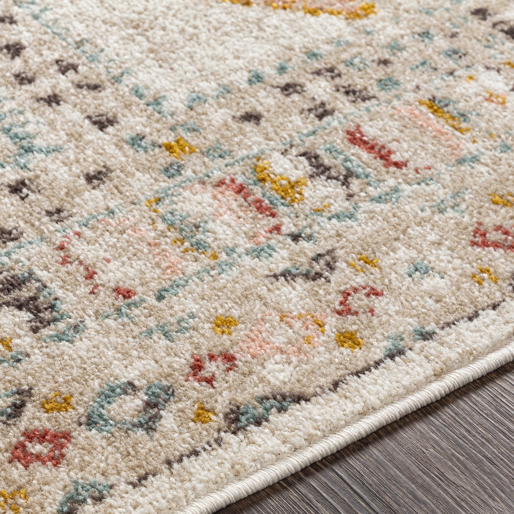 Aloria IV Beige 6'7 x 9' Rug - Thumbnail - Image 7