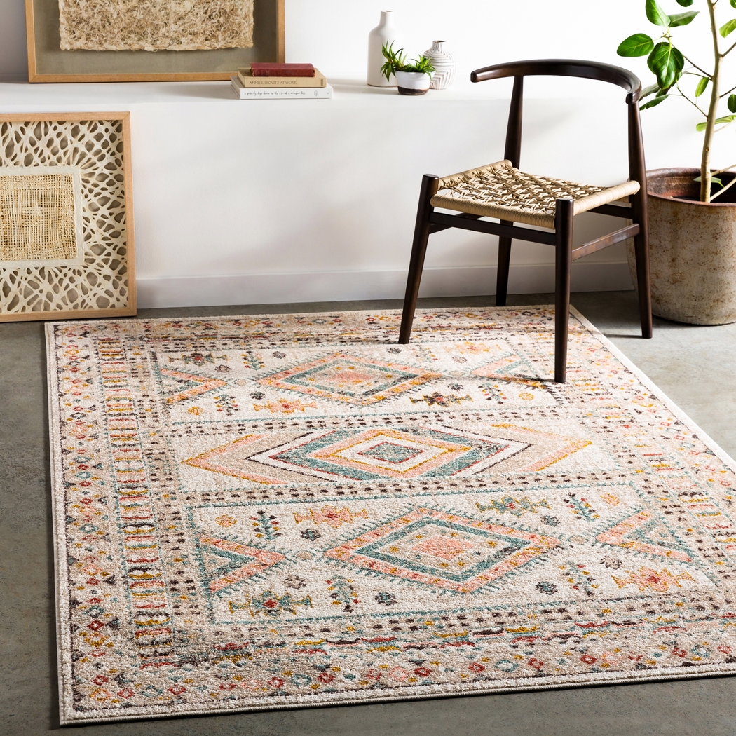 Aloria IV Beige 7'10 x 10'3 Rug - Thumbnail - Image 2
