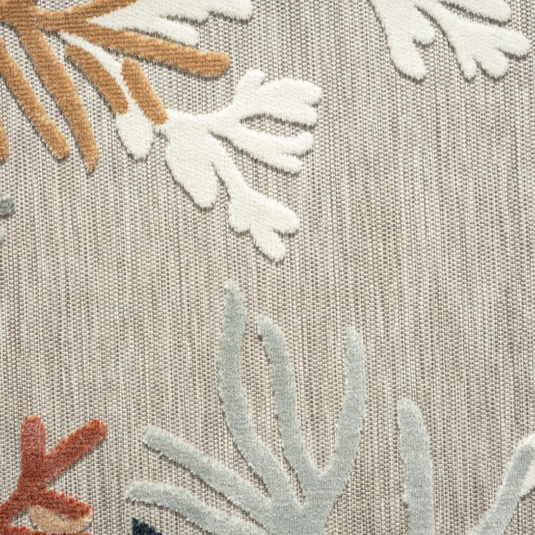 Alotimo Beige/Multi 5' x 7' Indoor/Outdoor Rug - Image 9