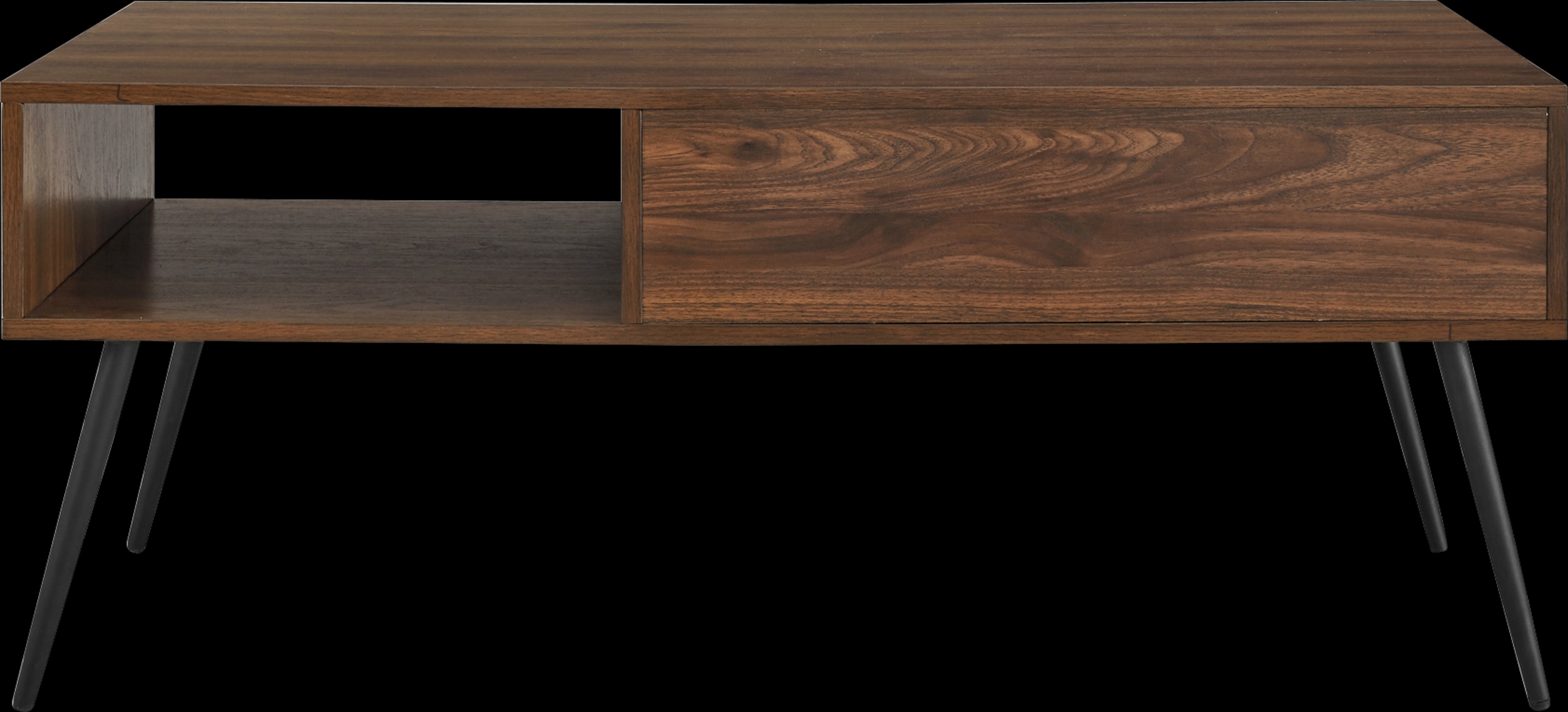 Aloysia Walnut Cocktail Table - Thumbnail - Image 3