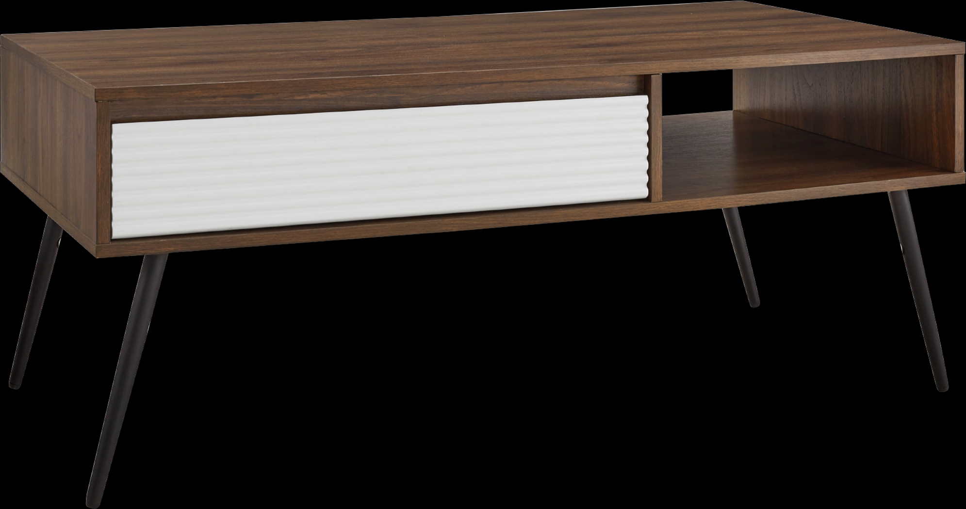 Aloysia Walnut Cocktail Table - Thumbnail - Image 1