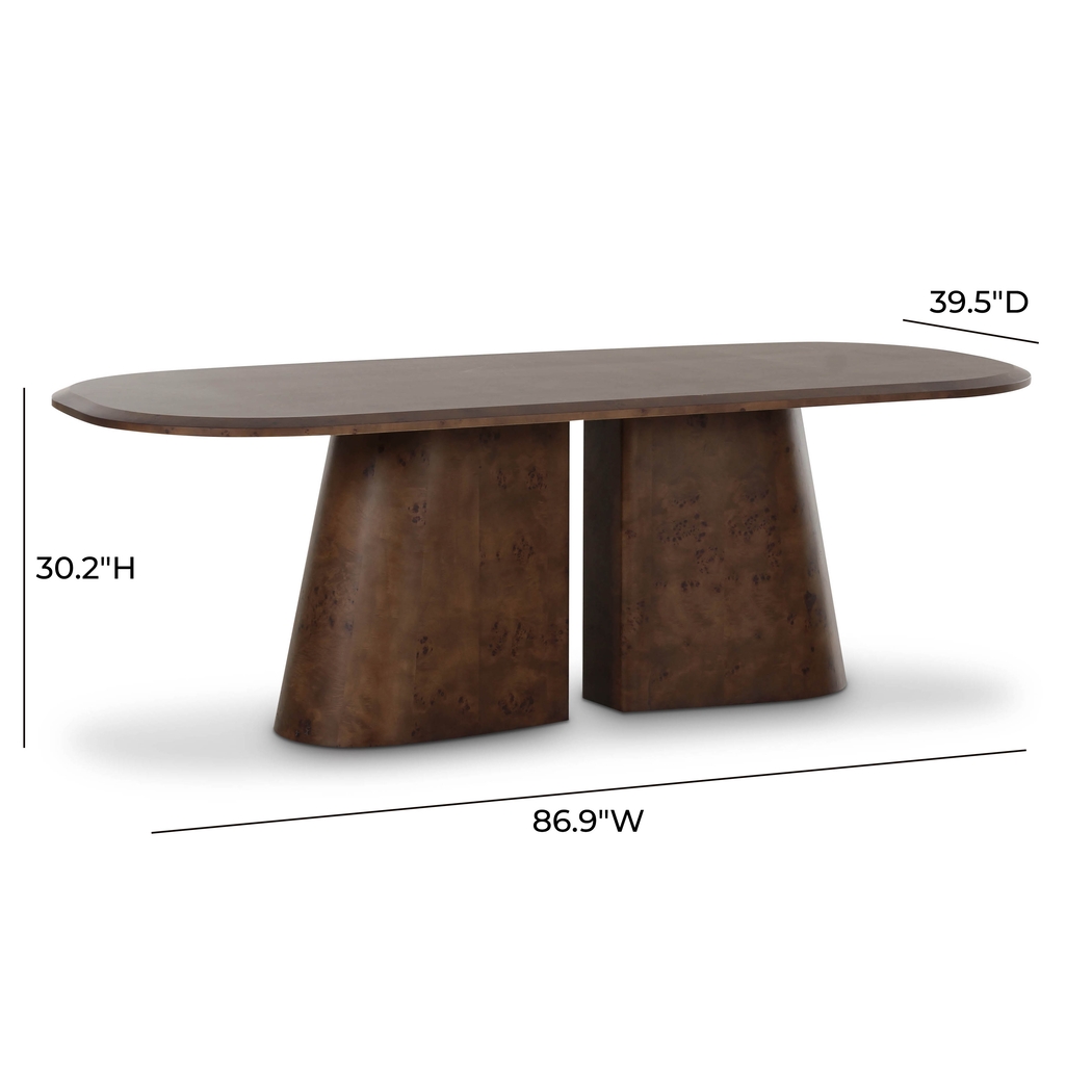 Alpenay Brown Dining Table - Thumbnail - Image 7