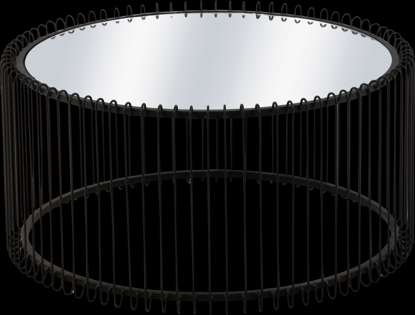 Alpenwood Black Cocktail Table - Thumbnail - Image 1