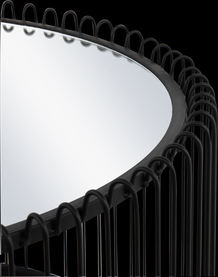 Alpenwood Black Side Table - Thumbnail - Image 2