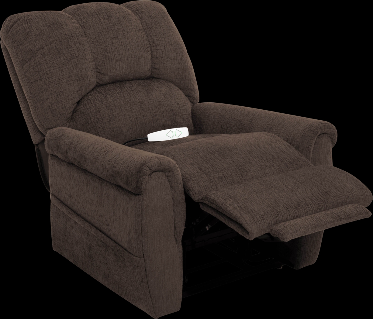 Alperton Chocolate Lift Chair Power Recliner - Thumbnail - Image 3