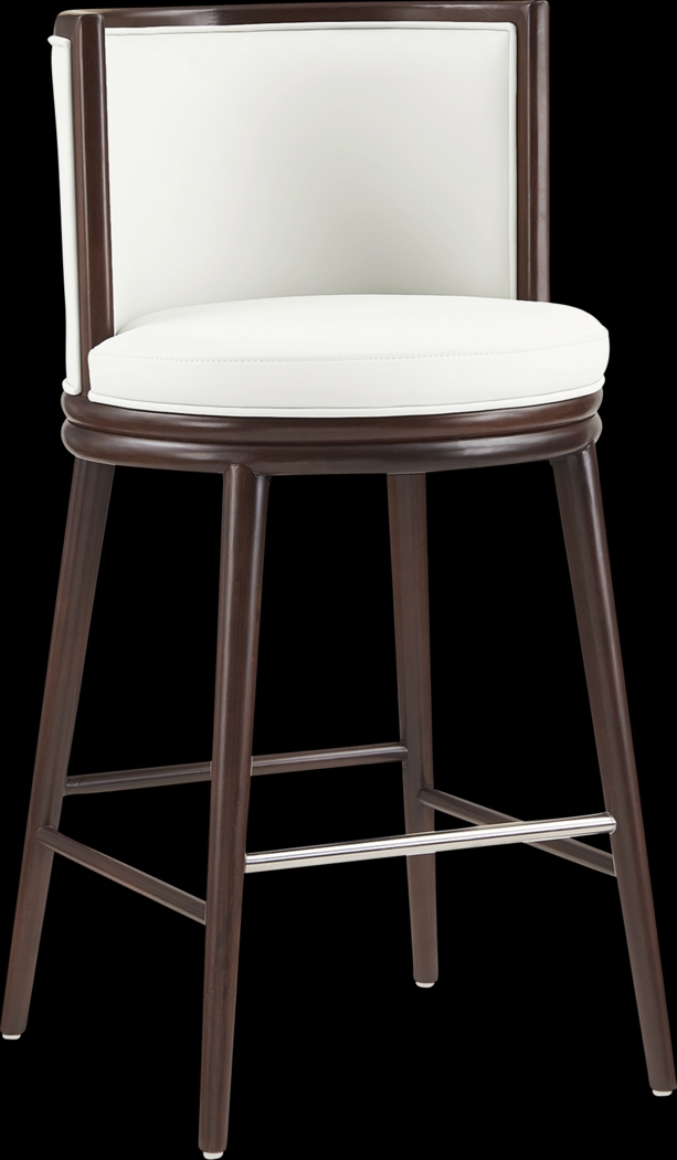 Alphadream II White Barstool - Thumbnail - Image 4