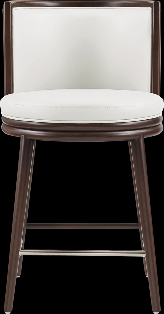 Alphadream II White Counter Height Stool - Thumbnail - Image 1