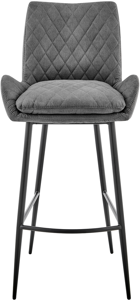 Alphage Charcoal Barstool - Thumbnail - Image 2