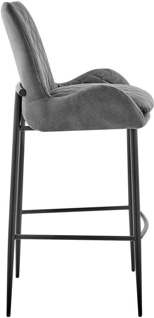 Alphage Charcoal Barstool - Thumbnail - Image 3