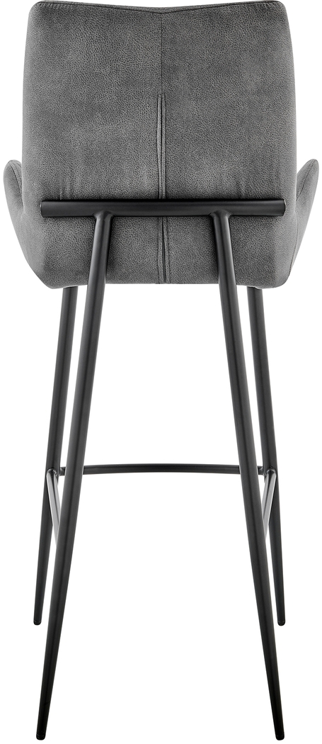 Alphage Charcoal Barstool - Thumbnail - Image 4
