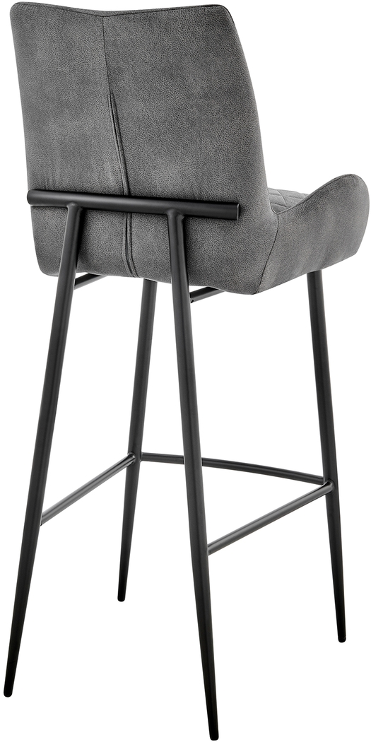 Alphage Charcoal Barstool - Thumbnail - Image 5
