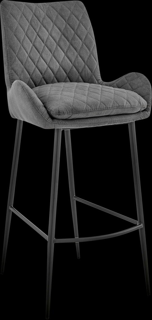 Alphage Charcoal Barstool - Thumbnail - Image 1