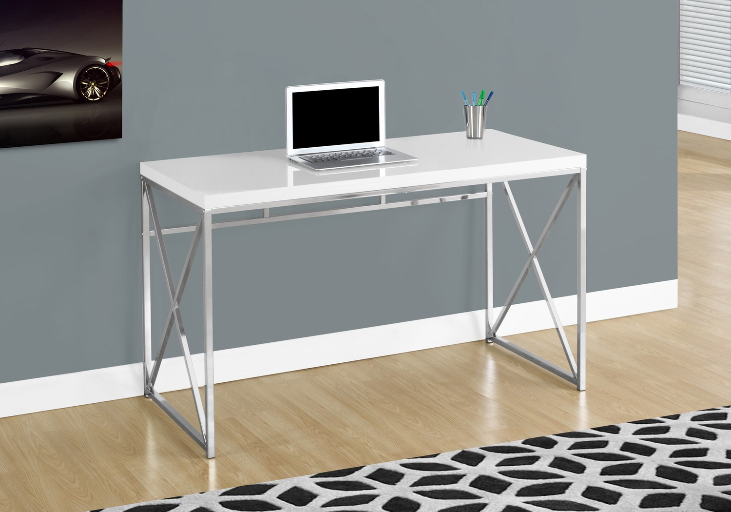 Alphaway White Desk - Thumbnail - Image 2