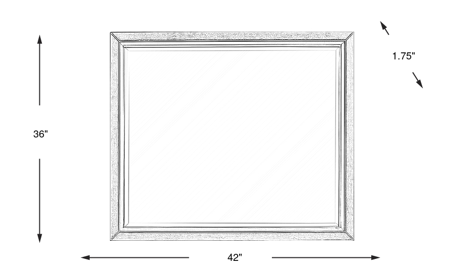 Dimension Image. Please refer to the Dimension Tab on this page for dimension details.