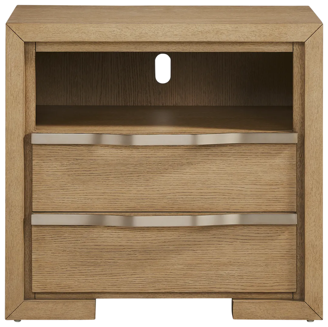 light oak nightstand