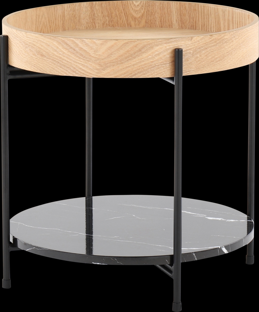 Alpinerose Natural End Table - Thumbnail - Image 4