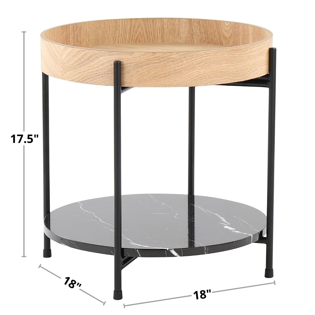 Alpinerose Natural End Table - Thumbnail - Image 8