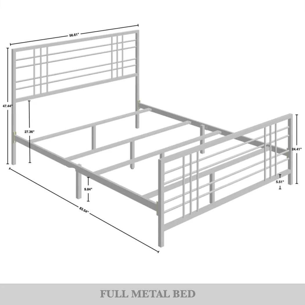 Alpires Black Full Bed - Thumbnail - Image 5