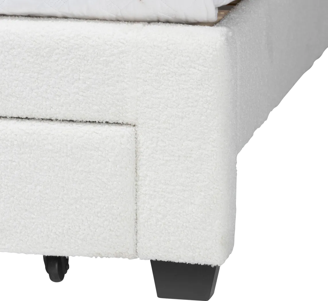 Alpirete Cream Queen Storage Bed - Thumbnail - Image 4