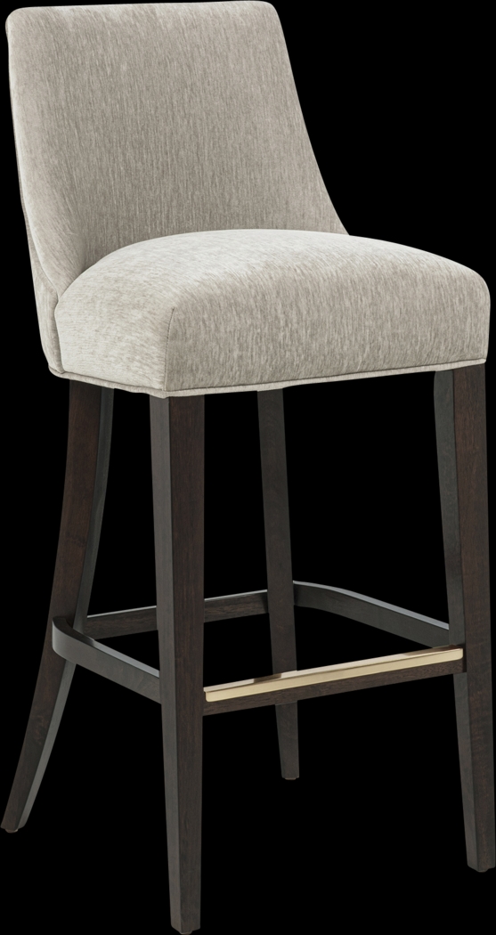 Alpireyen Taupe Barstool - Thumbnail - Image 1