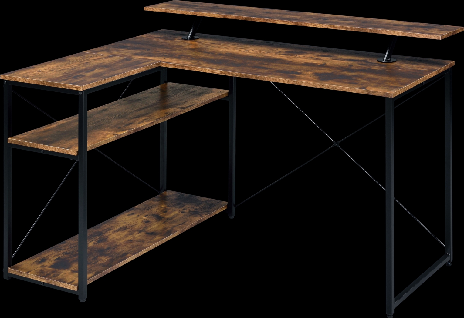 Alpony Brown Desk - Thumbnail - Image 1