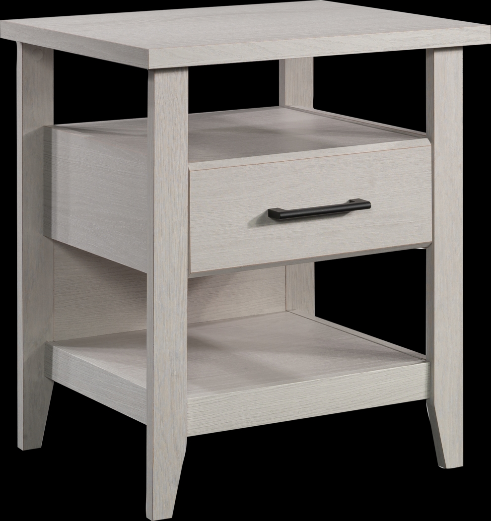 Alpweg Gray Nightstand - Thumbnail - Image 1