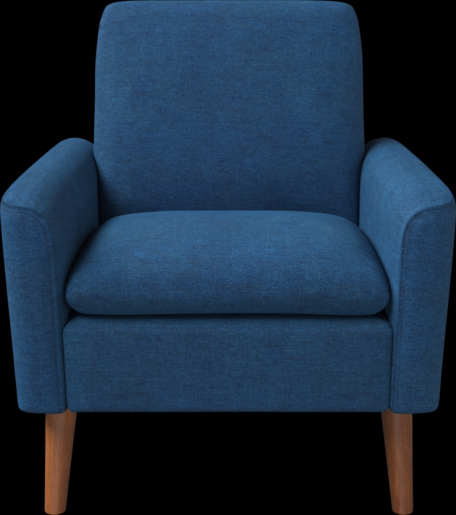 Alran Blue Accent Chair - Thumbnail - Image 2