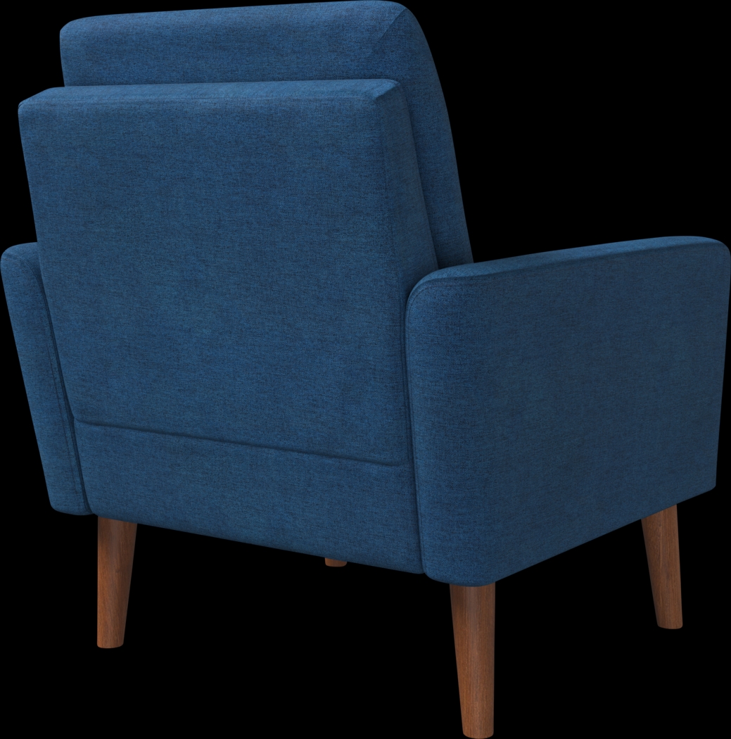 Alran Blue Accent Chair - Thumbnail - Image 3