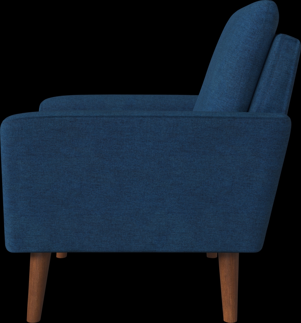 Alran Blue Accent Chair - Thumbnail - Image 5
