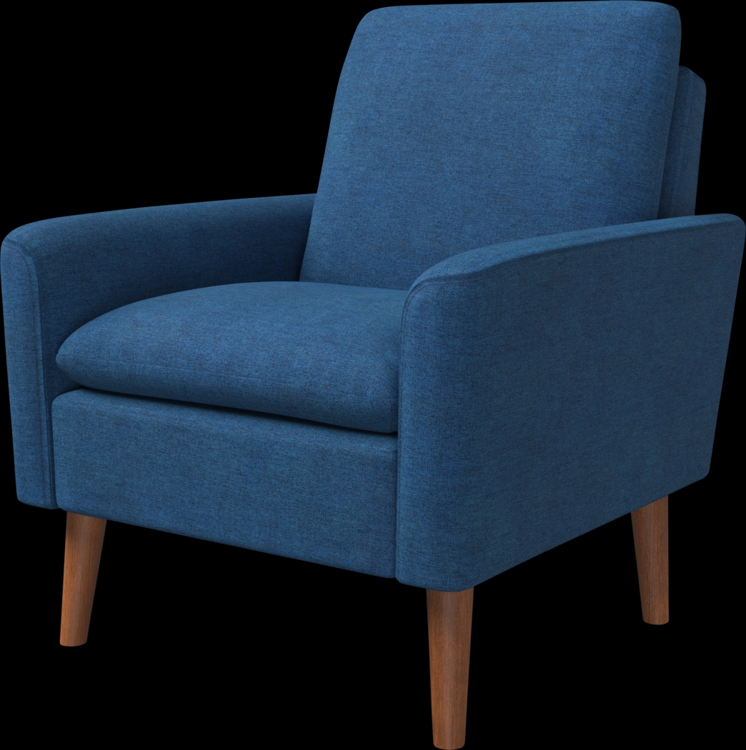 Alran Blue Accent Chair - Thumbnail - Image 1