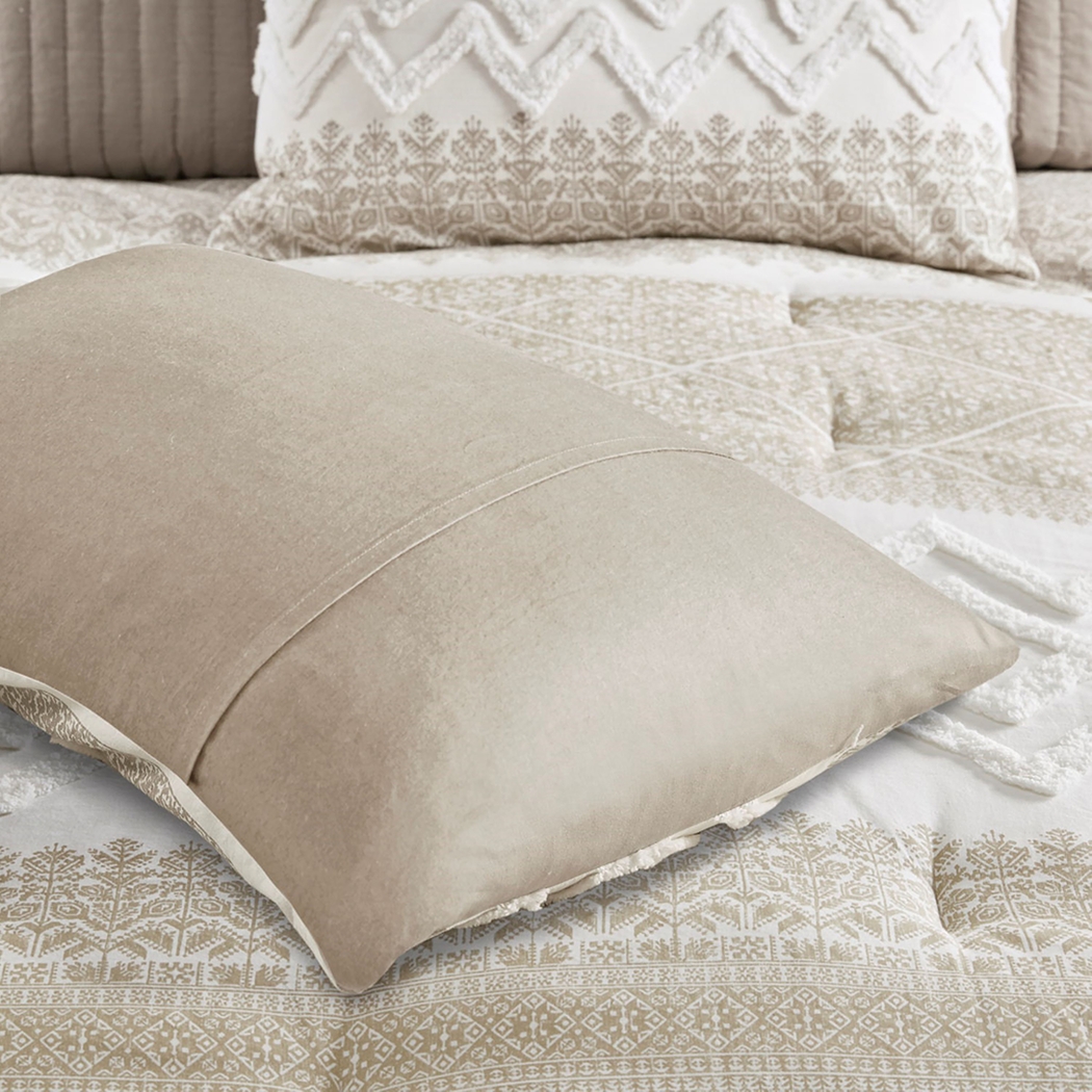 Alren Beige King/Cal 3 pc Comforter Set - Thumbnail - Image 9