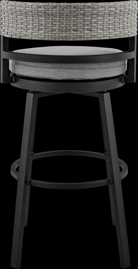 Outdoor Alresford Black Swivel Counter Stool - Thumbnail - Image 5