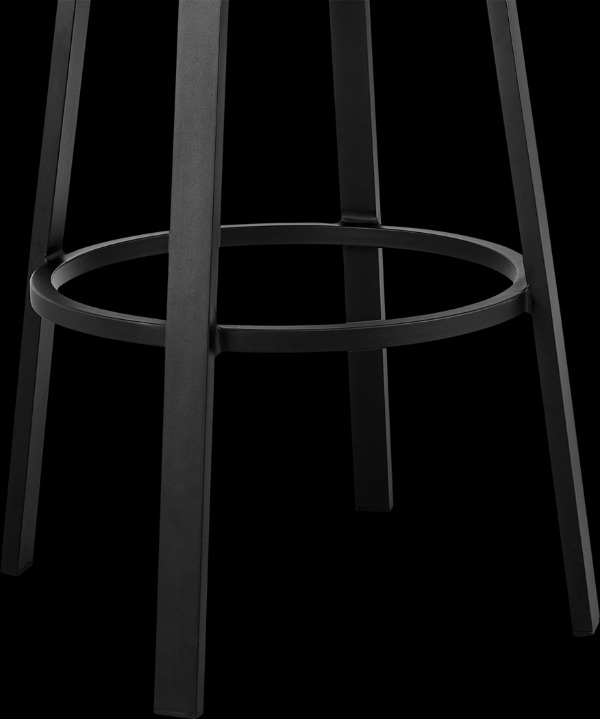 Outdoor Alresford Black Swivel Counter Stool - Thumbnail - Image 8