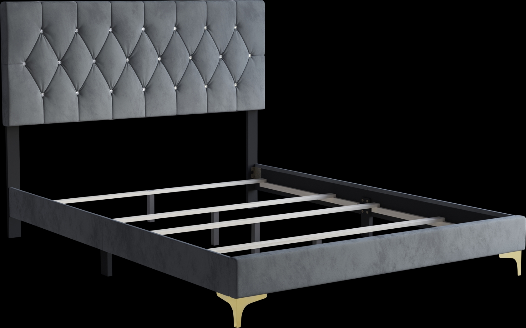 Alresford Gray Full Bed with Bench - Thumbnail - Image 5