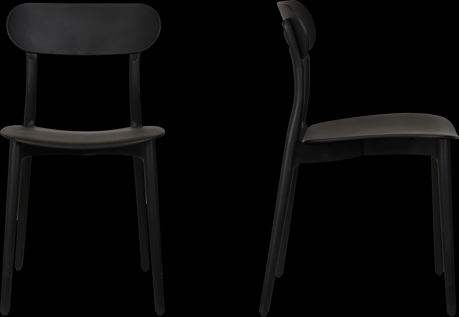Alromyl Black Side Chair - Thumbnail - Image 11