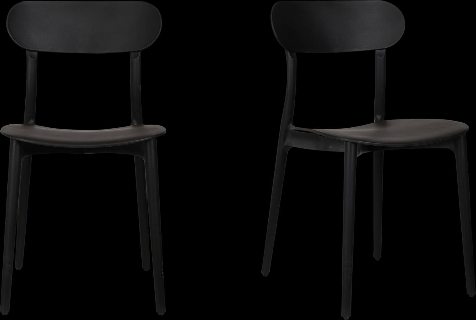 Alromyl Black Side Chair - Thumbnail - Image 1