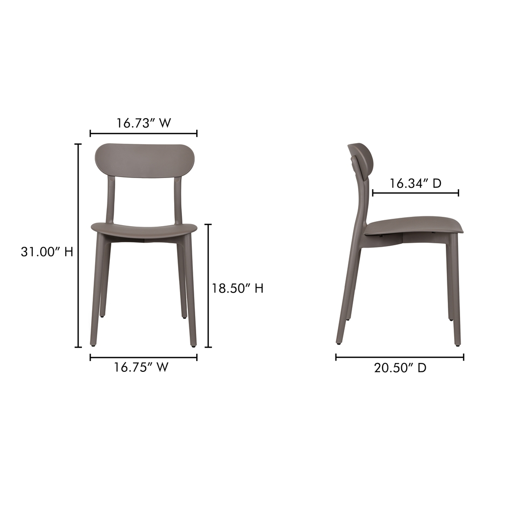 Alromyl Gray Side Chair - Thumbnail - Image 4