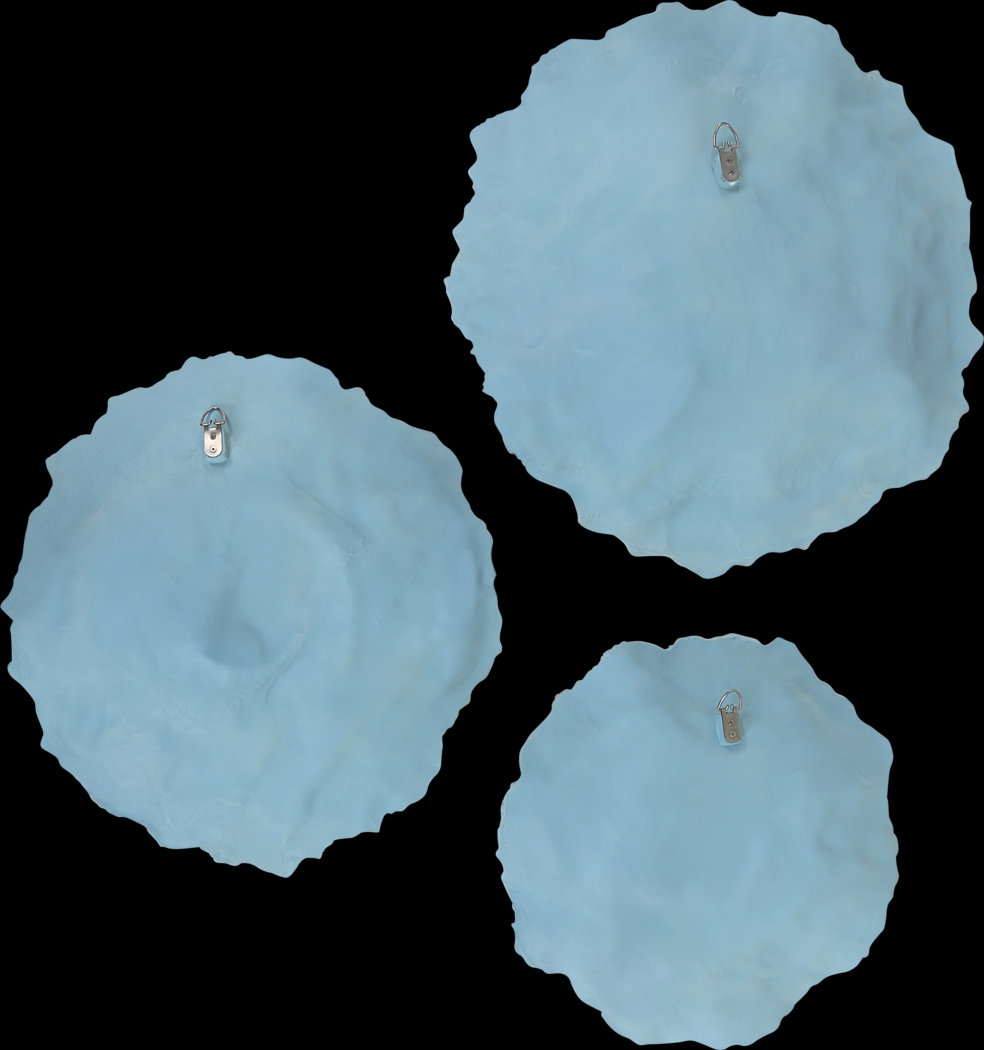 Alsa Blue Wall Decor, Set of 3 - Thumbnail - Image 4