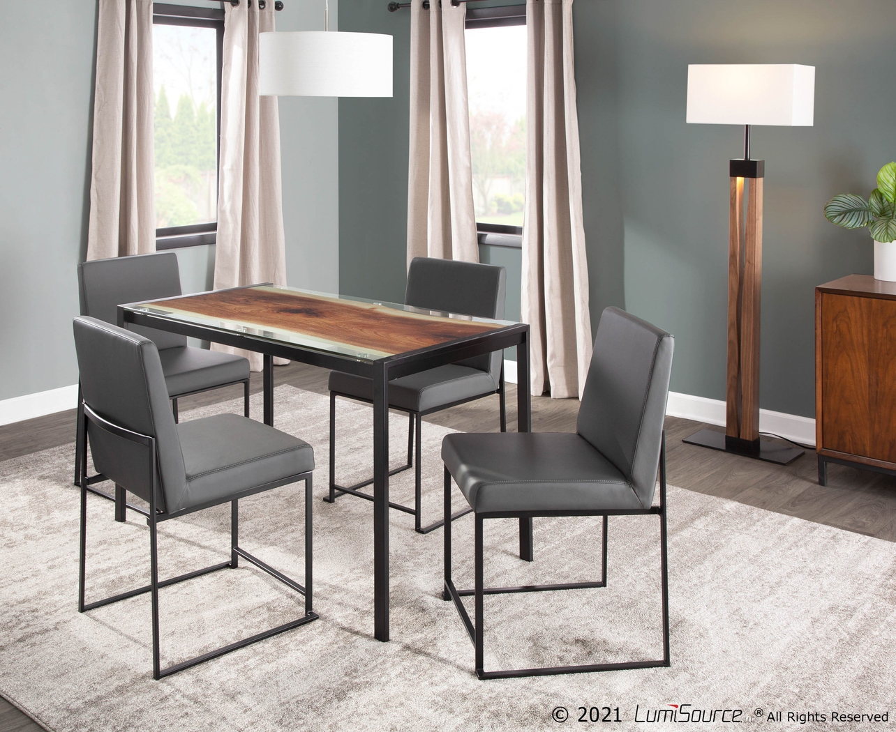 Alsab Walnut Floor Lamp - Thumbnail - Image 11