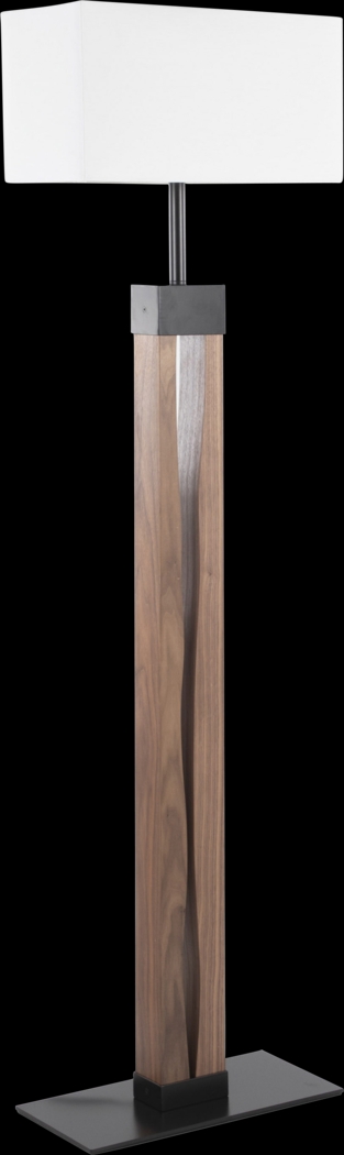 Alsab Walnut Floor Lamp - Thumbnail - Image 1