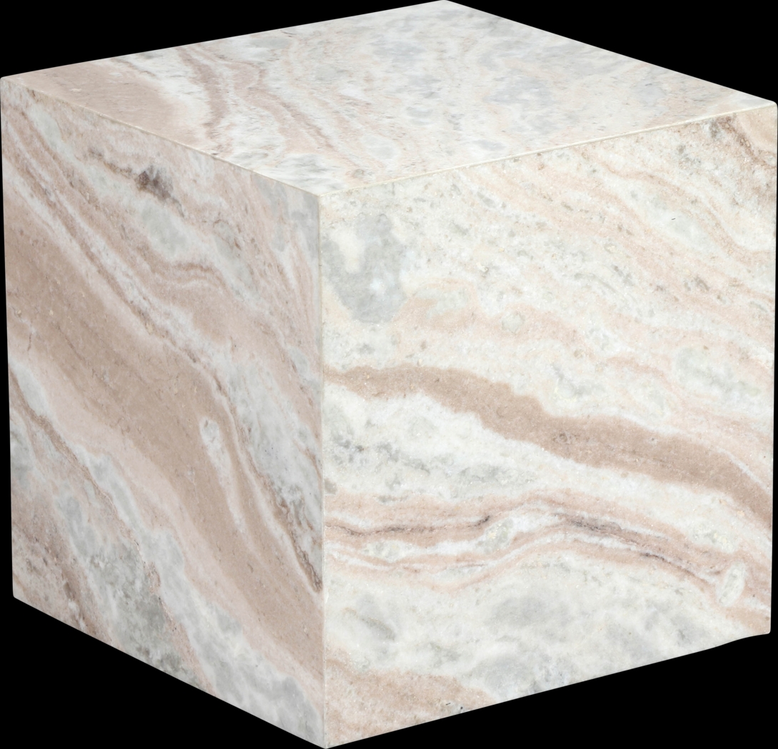 Alsion White End Table - Thumbnail - Image 1