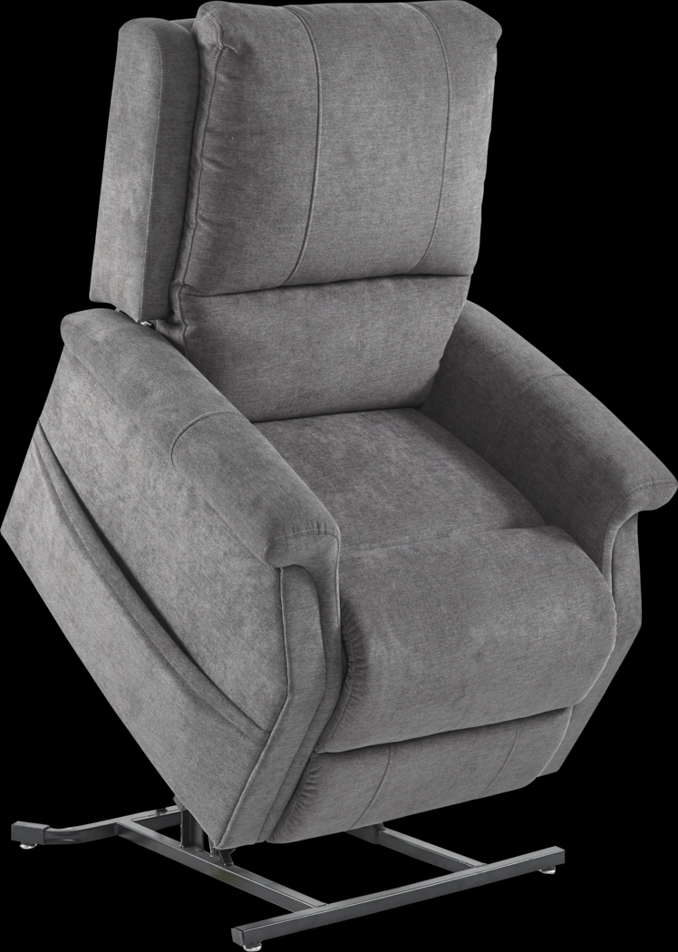 Alston Gray Lift Chair Power Recliner - Thumbnail - Image 4