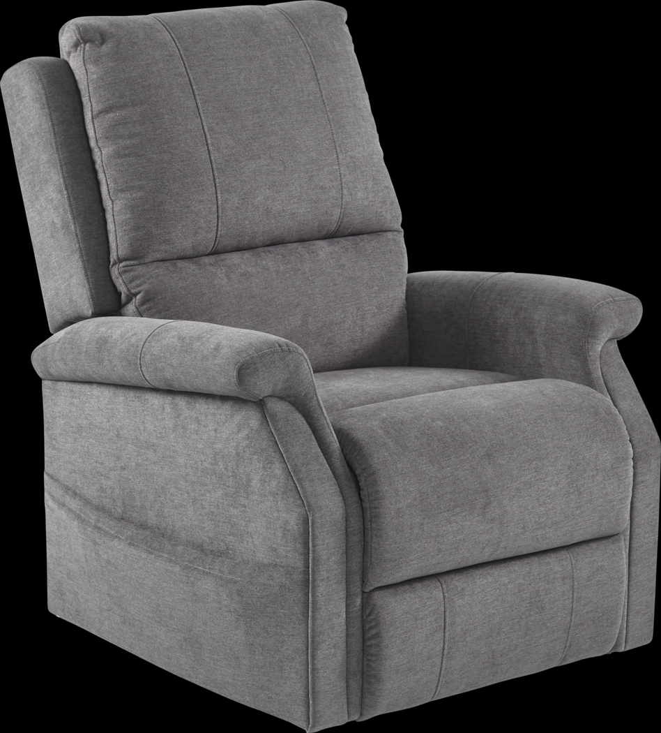 Alston Gray Lift Chair Power Recliner - Thumbnail - Image 1