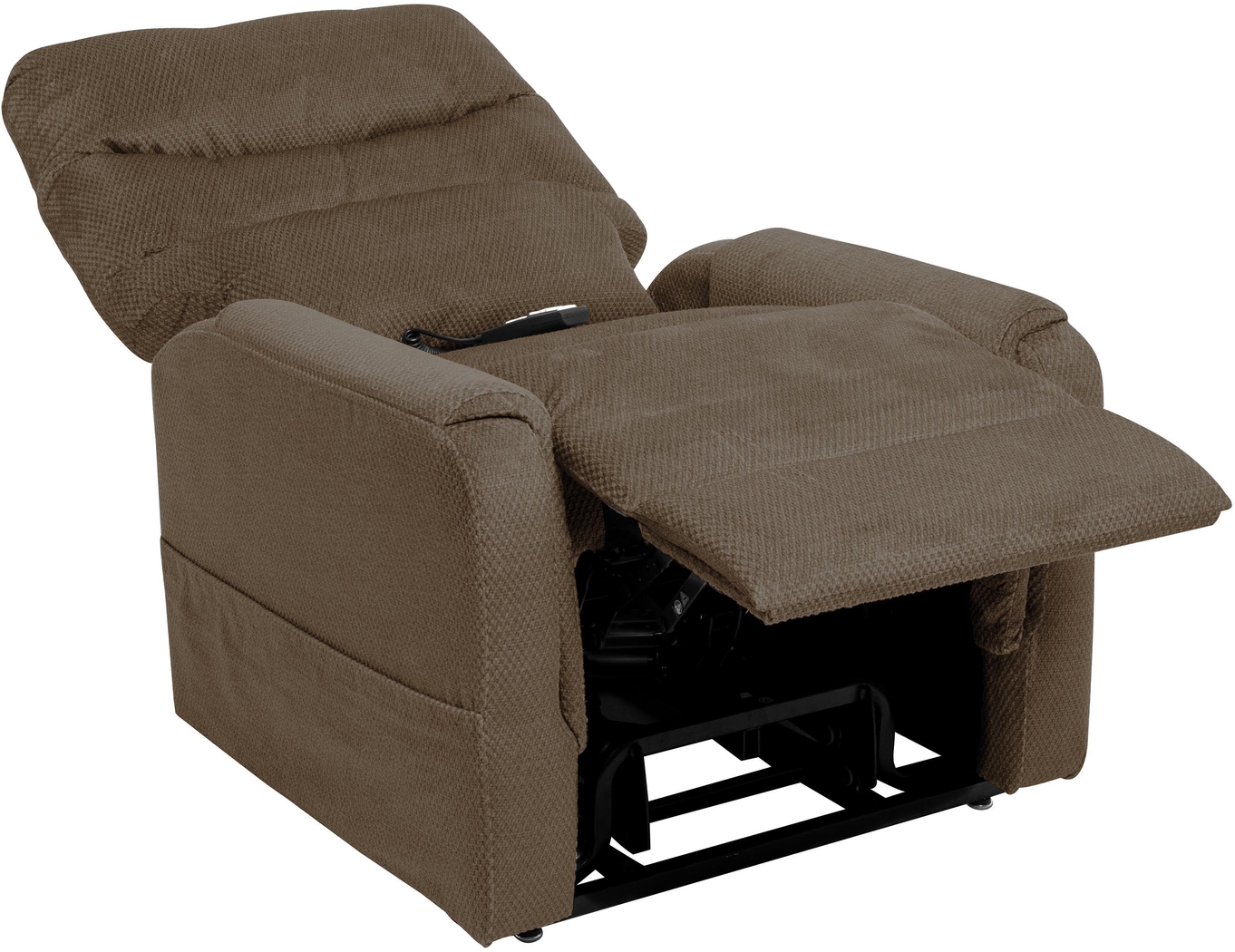 Alsuma Brown Lift Chair Power Recliner - Thumbnail - Image 2